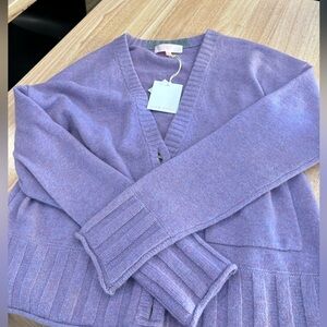 Lisa Todd purple knit sweater